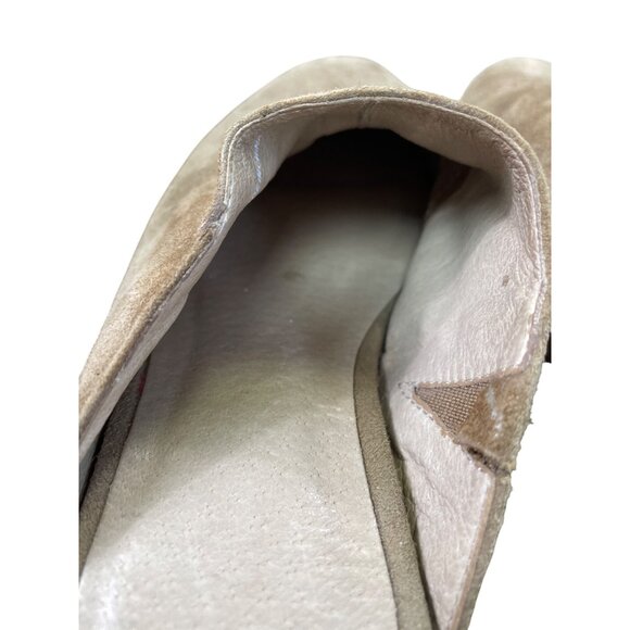 Eileen Fisher Womens Tan Suede Block Mules Shoes Size 5 SKU 8843 - Picture 8 of 14